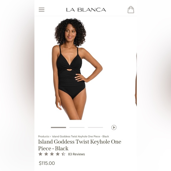 La Blanca island twist keyhole bathing suit - Picture 8 of 8